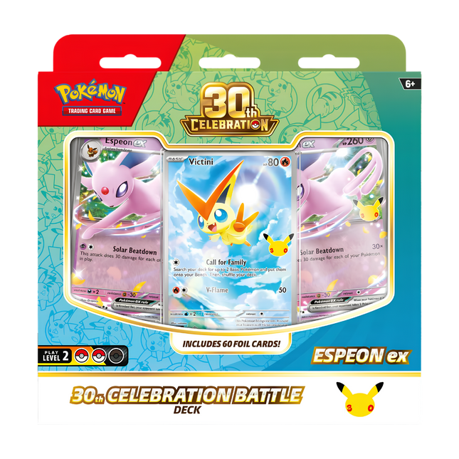 Pokémon TCG: 30th Celebration Battle Deck (Espeon ex / Umbreon ex)