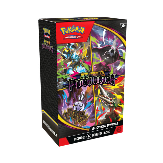 Pokemon TCG - Mega Evolution: Pitch Black Booster Bundle (6 Packs)