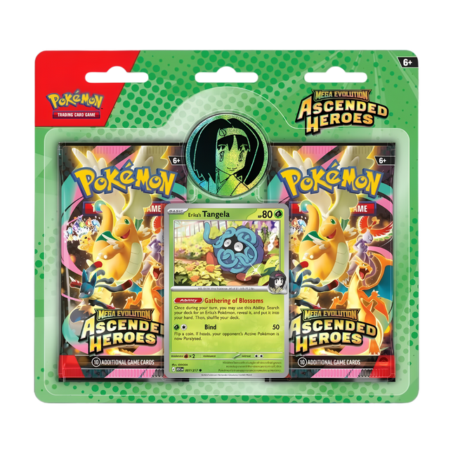 Pokemon TCG - Mega Evolution: Ascended Heroes 2-Pack Blister (Random Promo)