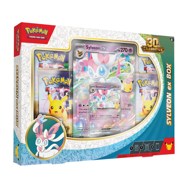 Pokemon TCG - 30th Celebration: Sylveon ex Box
