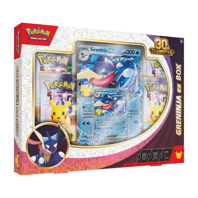 Pokemon TCG - 30th Celebration: Greninja ex Box