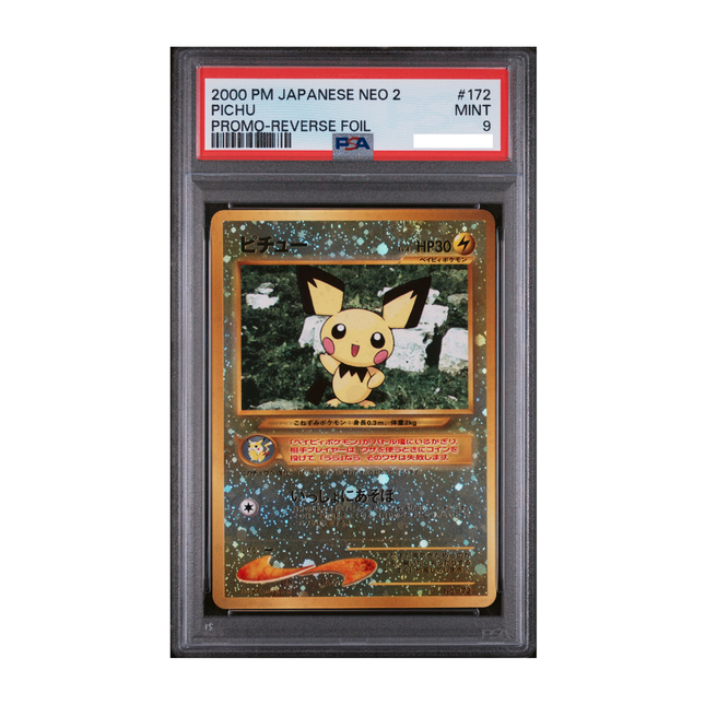 PSA 9 | Pichu #172 Reverse Foil