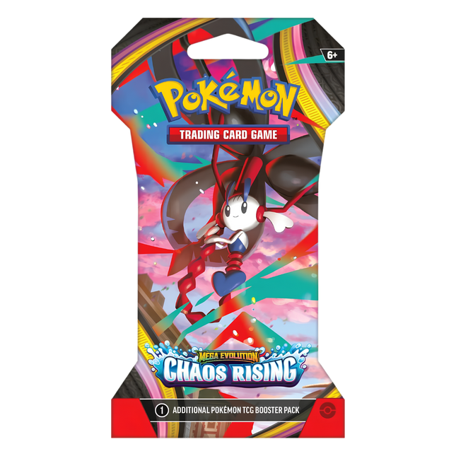 Pokemon TCG - Mega Evolution: Chaos Rising Sleeved Booster Pack