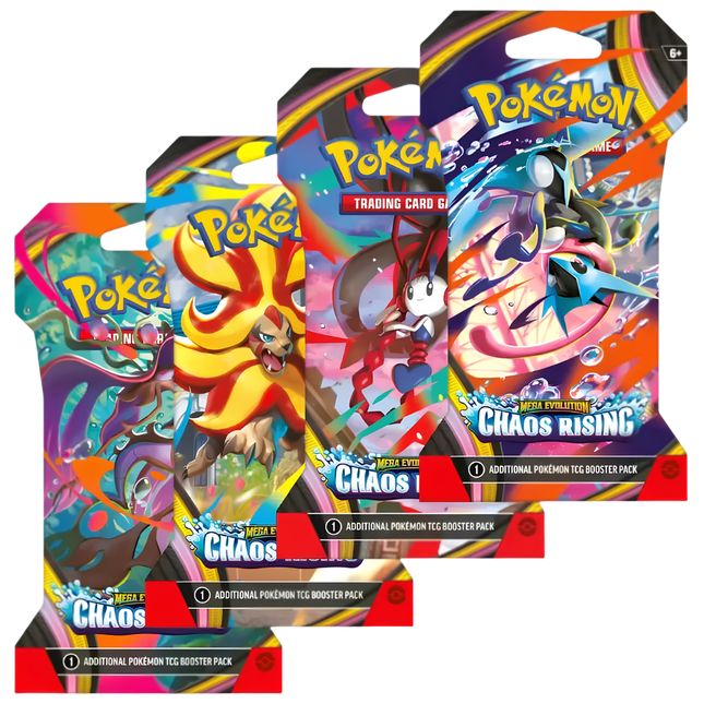 Pokemon TCG - Mega Evolution: Chaos Rising Sleeved Booster Pack