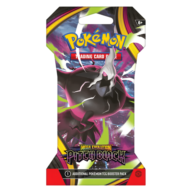 Pokemon TCG - Mega Evolution: Pitch Black Sleeved Booster Pack