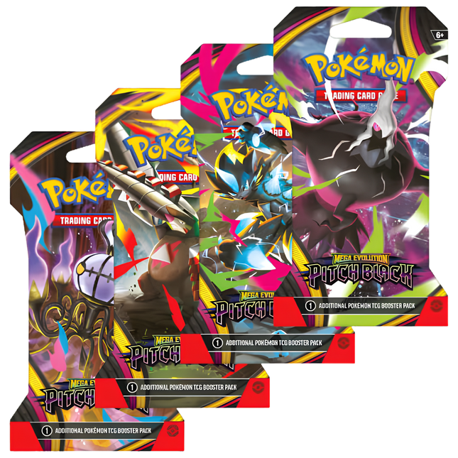 Pokemon TCG - Mega Evolution: Pitch Black Sleeved Booster Pack