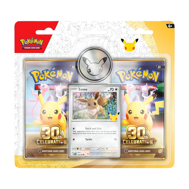 Pokemon TCG - 30th Celebration: 2-Pack Blister (Eevee)