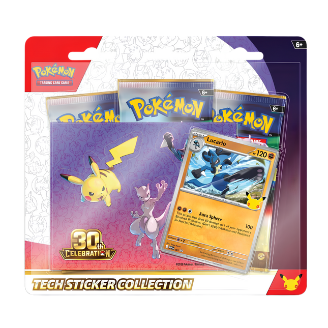 Pokemon TCG - 30th Celebration: Tech Sticker Collection