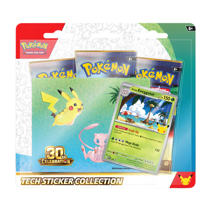Pokemon TCG - 30th Celebration: Tech Sticker Collection