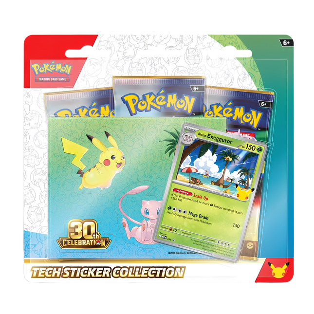 Pokemon TCG - 30th Celebration: Tech Sticker Collection