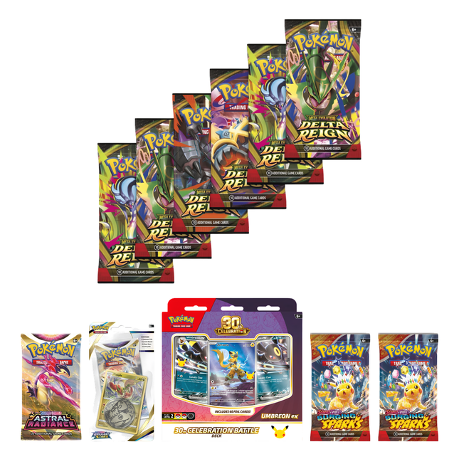 Pokémon TCG: Delta Reign 6-Pack Battle Deck Bundle