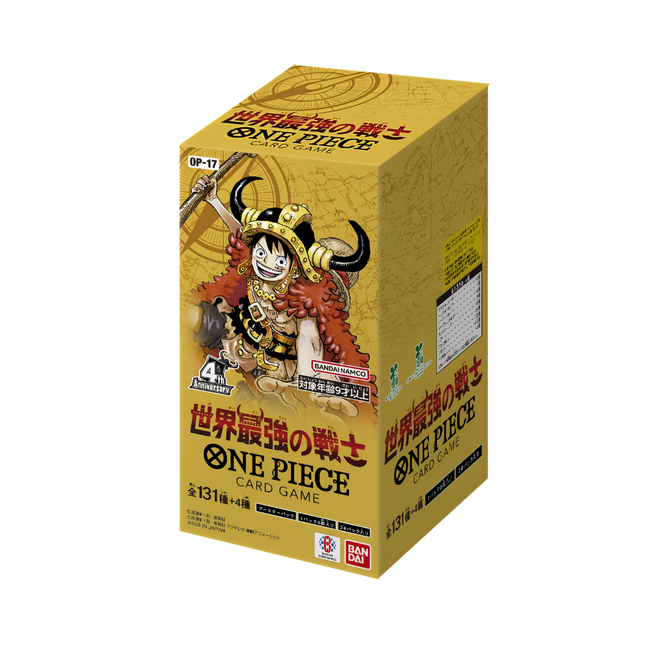 One Piece Card Game - OP-17 The World's Strongest Warriors Booster Box (Japanese)